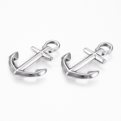 Tarnish Resistant 304 Stainless Steel Pendants X-STAS-H420-08P-1
