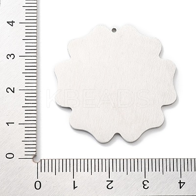 Anti-Tarnish 304 Stainless Steel Pendants STAS-U030-08P-1
