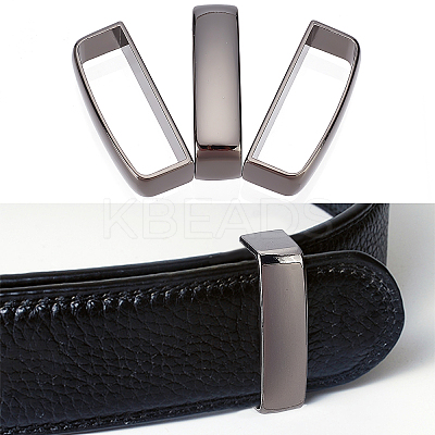 1 Set Alloy Belt Buckle Loop DIY-GF0005-80B-1