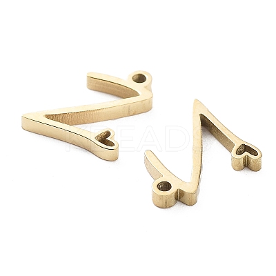 304 Stainless Steel Charms STAS-M327-02G-Z-1