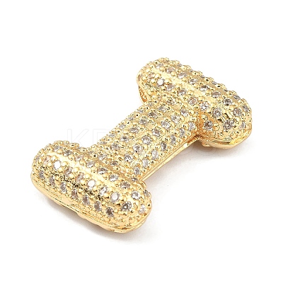 Rack Plating Brass Micro Pave Cubic Zirconia Pendants KK-Q790-01I-G-1