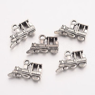 Tibetan Style Alloy Train Charms LS-X-TIBEP-2645-AS-NR-1
