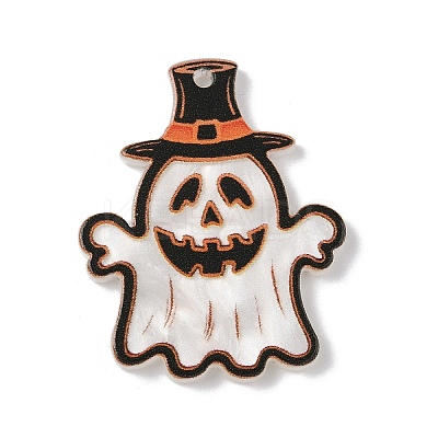 Opaque Acrylic Pendants OACR-D311-001G-1