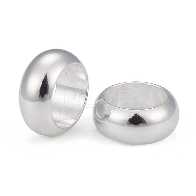 Rack Plating Brass Spacer Beads KK-O139-16E-S-1