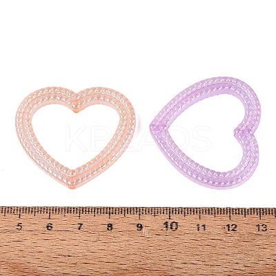 Luminous UV Plating Opaque Acrylic Beads OACR-Q204-27-1