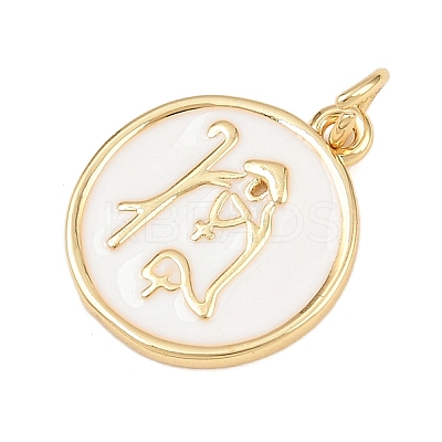 Brass Enamel Pendants KK-L251-02G-D04-1
