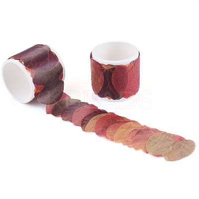 Autumn Leaf Paper Tape Stickers for Card Making DIY-TAC0032-23H-1
