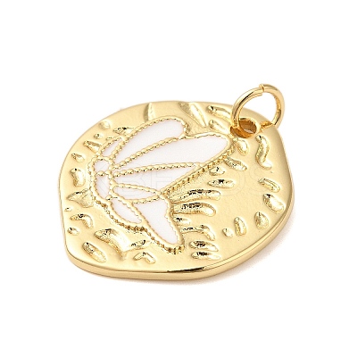 Rack Plating Brass Enamel Pendants KK-S372-04A-01-1