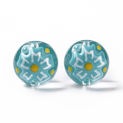 Transparent Glass Beads LAMP-B021-03A-01-1
