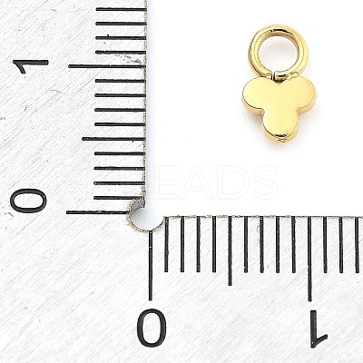 Ion Plating(IP) 304 Stainless Steel Charms STAS-P379-04D-G-1