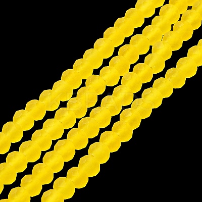 Transparent Glass Beads Strands X-EGLA-A034-T10mm-MD17-1
