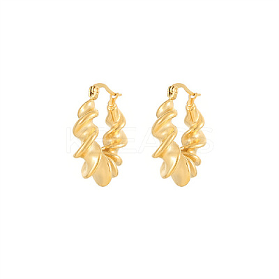 304 Stainless Steel Hoop Earrings for Women EA4595-1-1