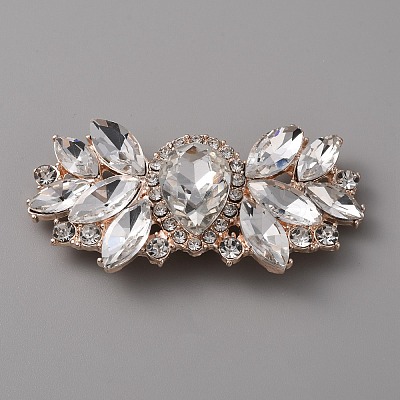 Alloy Rhinestone Shoe Decorations LS-AJEW-WH0020-58RG-1
