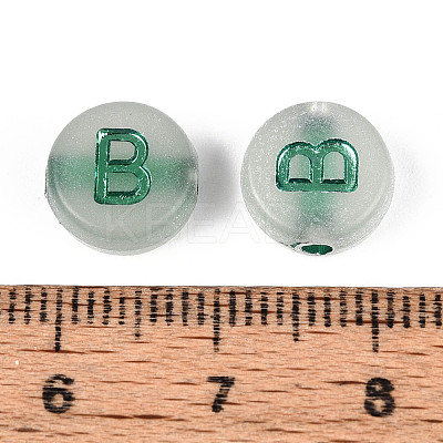 Luminous Frosted Acrylic Beads FACR-T008-02B-1