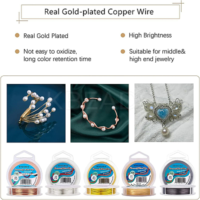Round Craft Copper Wire CWIR-BC0001-0.6mm-AB-1
