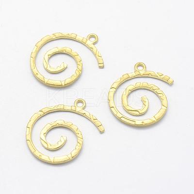 Brass Pendants KK-F721-036C-RS-1