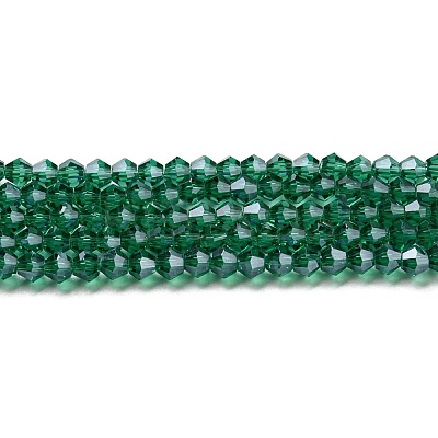 Transparent Electroplate Glass Beads Strands LS-GLAA-F029-2mm-C10-1