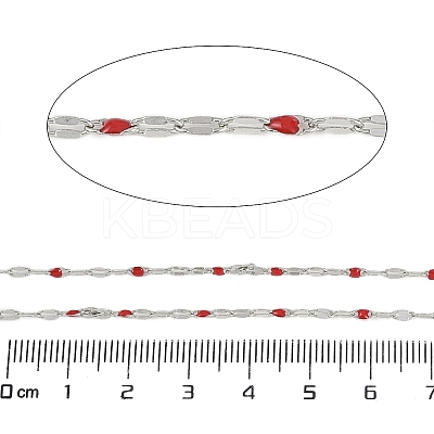 Brass Dapped Chains AJEW-Q153-02P-03-1