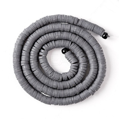 Handmade Polymer Clay Beads Strands LS-CLAY-R089-4mm-Q062-1