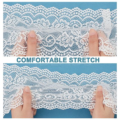 Elastic Lace Trim OCOR-WH0057-09A-01-1