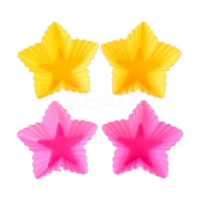 Star Cake DIY Food Grade Silicone Mold DIY-K075-05-1