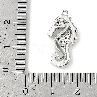 Brass Micro Pave Cubic Zirconia Pendants KK-I719-38P-1