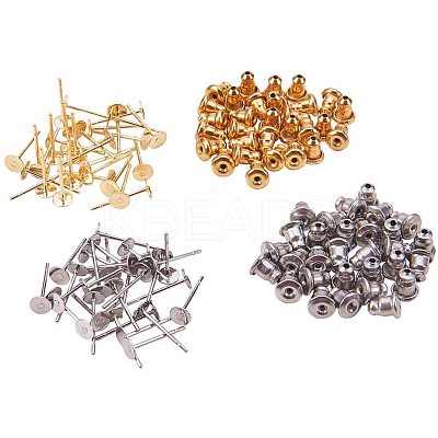 304 Stainless Steel Earring Findings Sets STAS-PH0010-26M-1