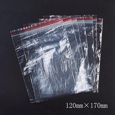 Plastic Resealable Packaging Bags OPP-G001-E-12x17cm-1