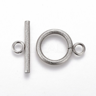 Tarnish Resistant 304 Stainless Steel Toggle Clasps LS-X-STAS-P248-03P-1