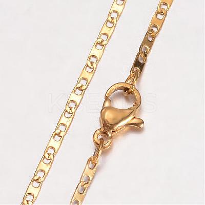 304 Stainless Steel Necklace MAK-K062-11A-G-1