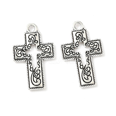 Tibetan Style Alloy Pendants FIND-B050-12AS-1