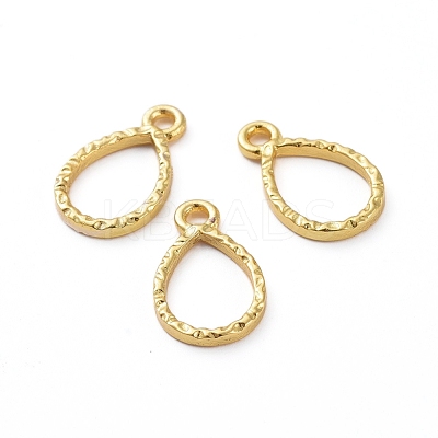 Zinc Alloy Open Back Bezel Pendants X-PALLOY-E577-03G-1