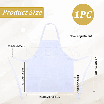 Polyester Sleeveless Apron AJEW-WH20054-028B-1