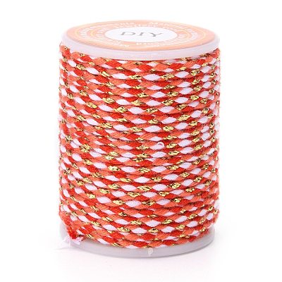 4-Ply Polycotton Cord with Metallic Thread OCOR-Z003-D34-1