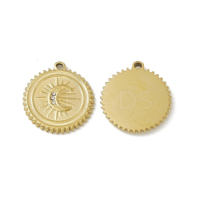 PVD Vacuum Plating 201 Stainless Steel Pendants STAS-J401-VC581-1
