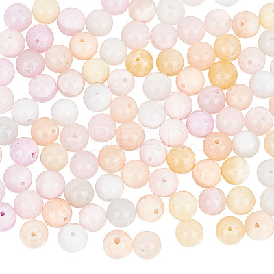 2 Strands Natural Yellow Jade Beads Strands G-GO0001-36-1