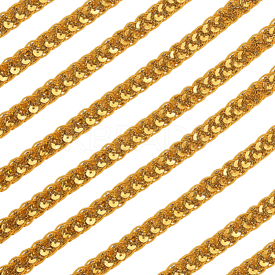 Metallic Braided Lace Trim OCOR-WH20020-24F-1