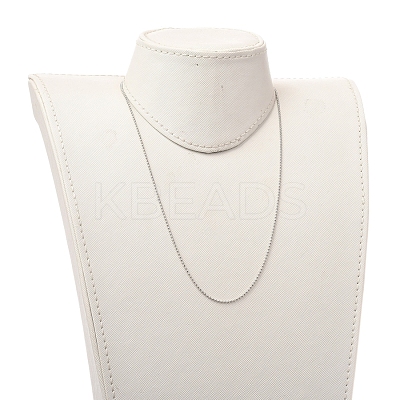 Brass Ball Chain Necklaces NJEW-JN02912-03-1