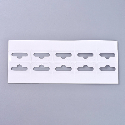 Transparent PVC Self Adhesive Hang Tabs X-CDIS-L006-01-1