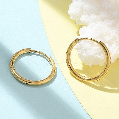 Ion Plating(IP) 304 Stainless Steel Hoop Earrings for Women EJEW-M089-02G-1