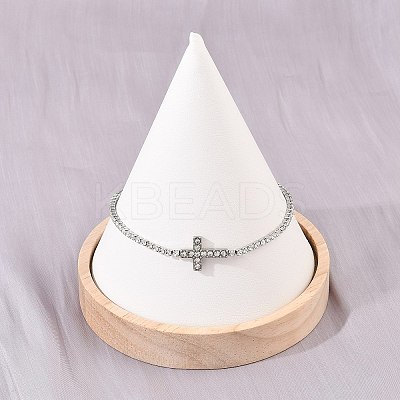 304 Stainless Steel Cup Chains Bracelets for Women BJEW-D364-01A-P-1