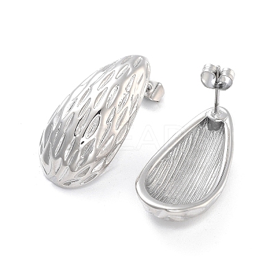 Non-Tarnish 304 Stainless Steel Stud Earrings EJEW-K281-19P-1
