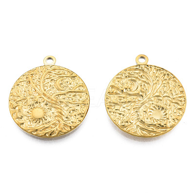 201 Stainless Steel Pendants STAS-N098-168LG-1
