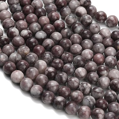 Natural Gemstone Beads Strands G-H067-A01-8mm-1