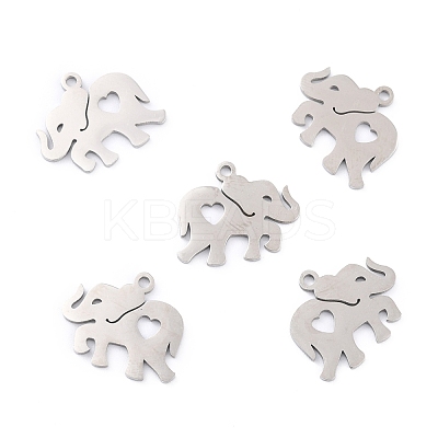 Non-Tarnish 201 Stainless Steel Pendants STAS-K003-04P-1
