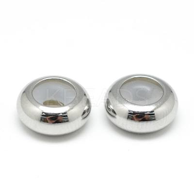 201 Stainless Steel Beads X-STAS-T010-6mm-01-1