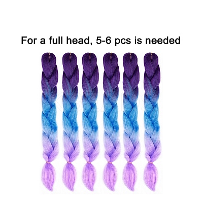 Synthetic Jumbo Ombre Braids Hair Extensions OHAR-G005-01B-1
