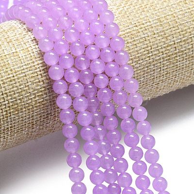 Natural Malaysia Jade Beads Strands G-L645-C01-4mm-08-1