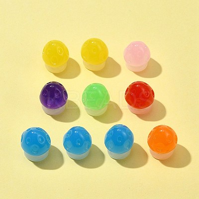 10Pcs Luminous Resin Mushroom Ornament RESI-FS0001-60B-1