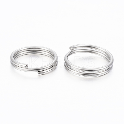 Tarnish Resistant 304 Stainless Steel Split Rings A-STAS-H413-04P-C-1